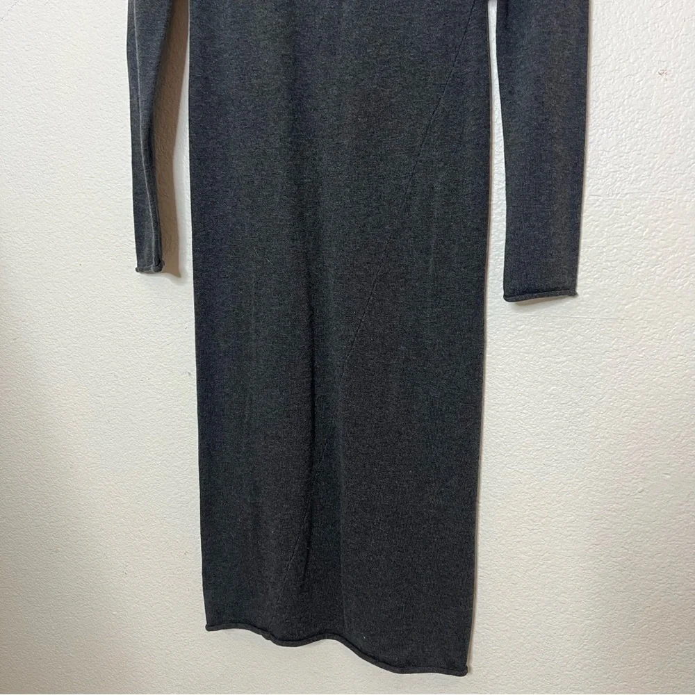 Something Navy NWT 100% Cotton Grey Sweater Dress Size S
